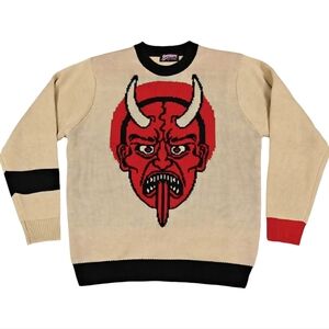 NWT Shredders Krampus Knitted Sweater Size Medium Men's